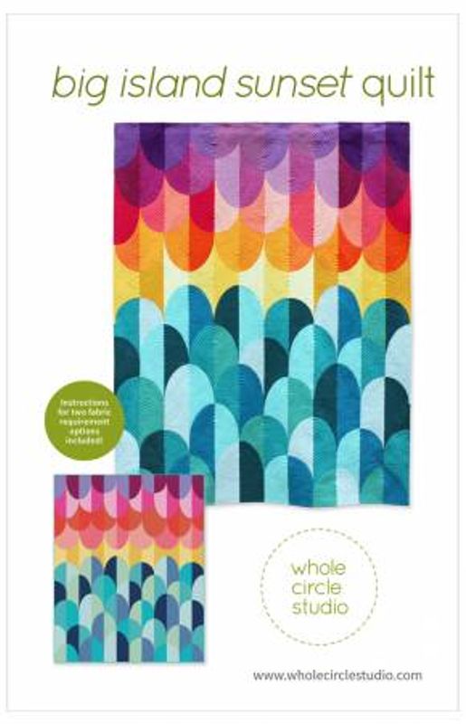 Big Island sunset quilt