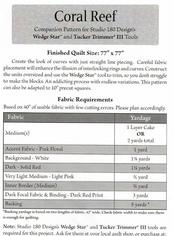 Coral Reef, studio 180