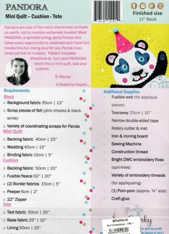 Sew Quirky Pandora
