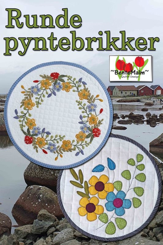 Bente Malm, runde pyntebrikker