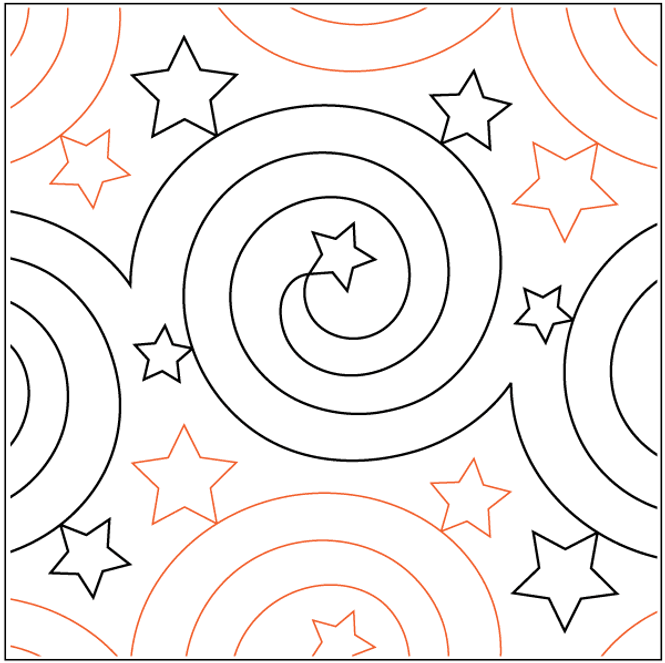 Hovedbilde Longarm Quilting, Nightlight