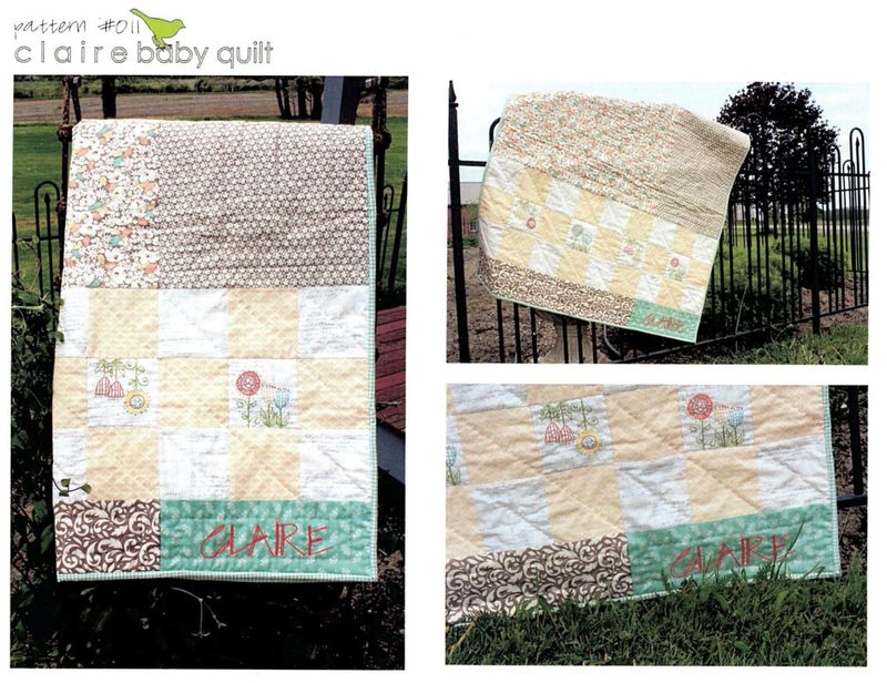 Olive Grace, Claire baby quilt