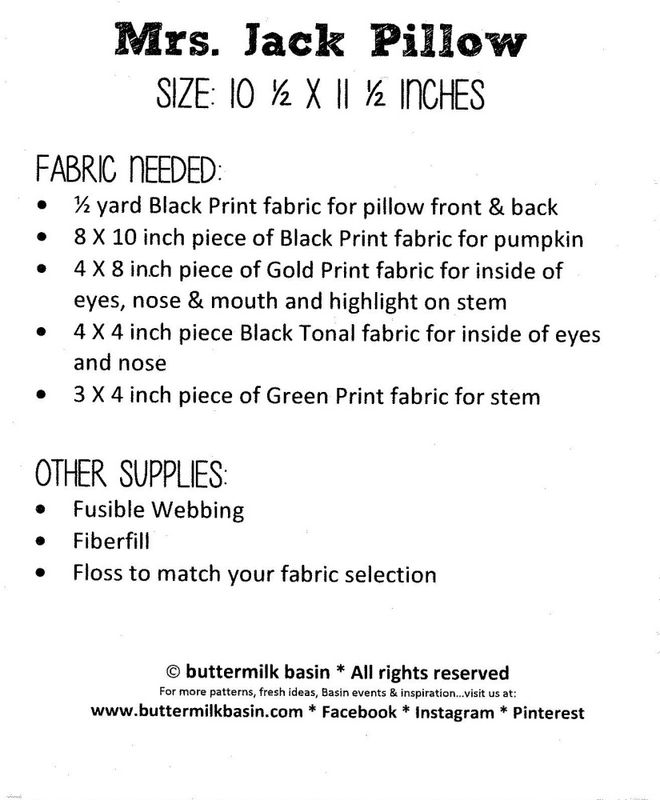 Mrs. Jack pillow mønster