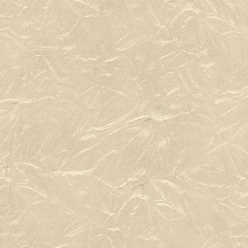 Sida kunstskinn, beige/gullfarget med rynkestruktur