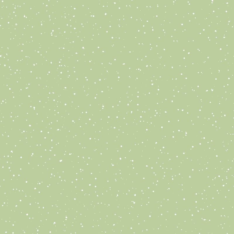 One snowy day grønn med prikker