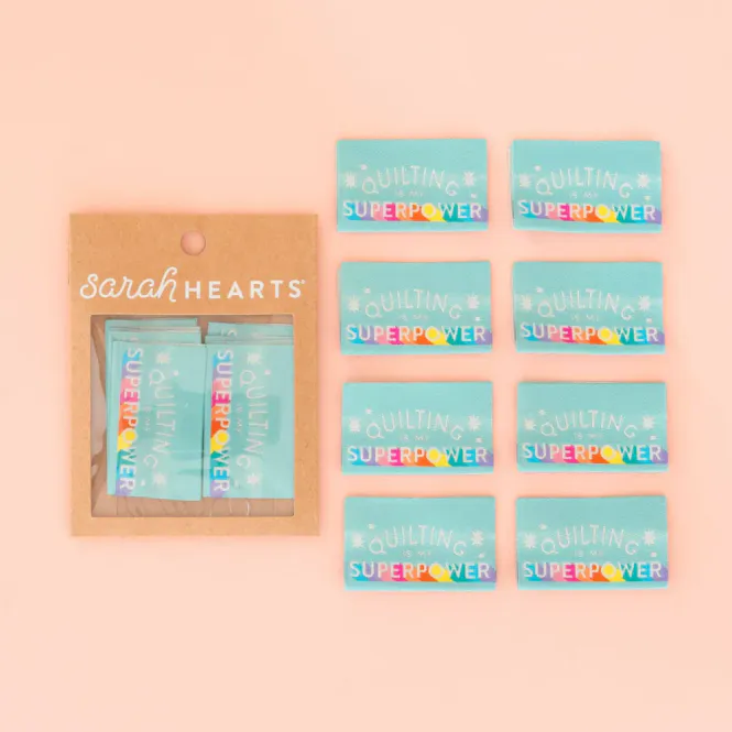 Hovedbilde Merkelapper, Quilting is my superpower