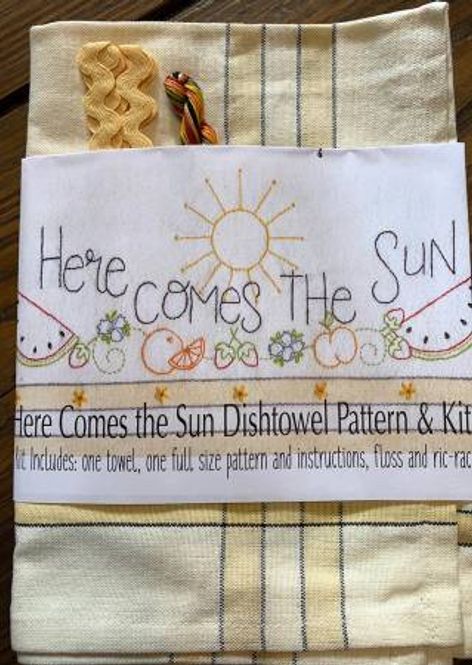 Hovedbilde Here comes the sun stitchery kit